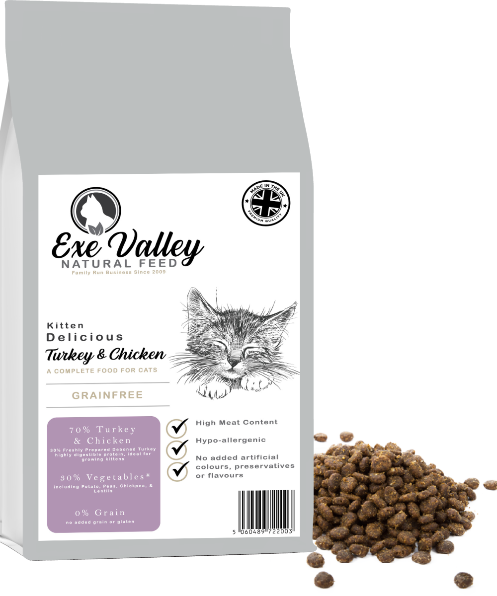 Exe Valley Kitten Turkey & Chicken 5kg
