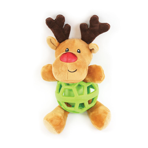 HP  Ronny Reindeer TPR Body Dog Toy