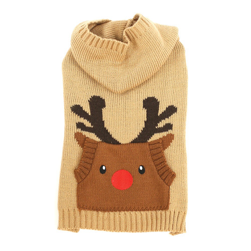 HP  Reindeer Hooded Sweater M/L