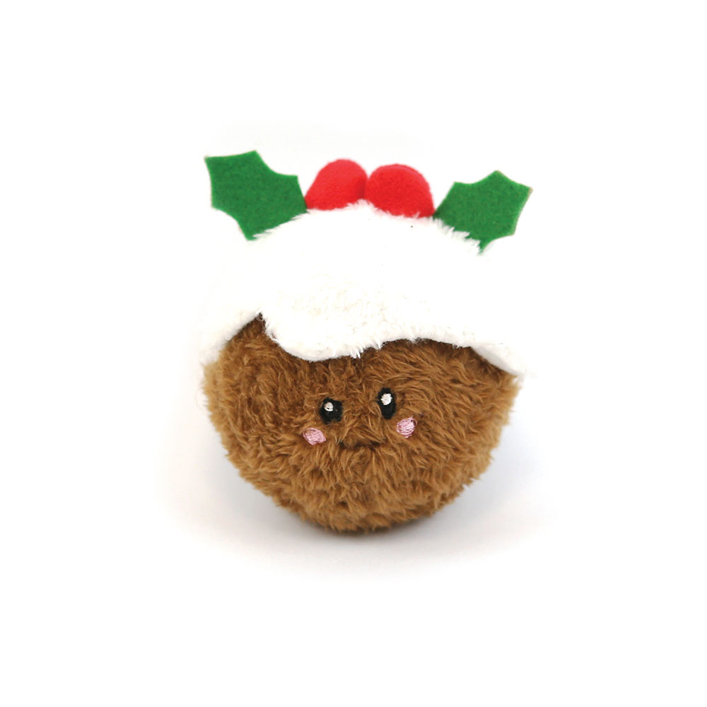 HP  Christmas Pudding Squeaker Ball Dog Toy