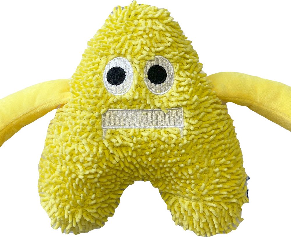 HP Bobble Monsters - Yellow Dog Toy