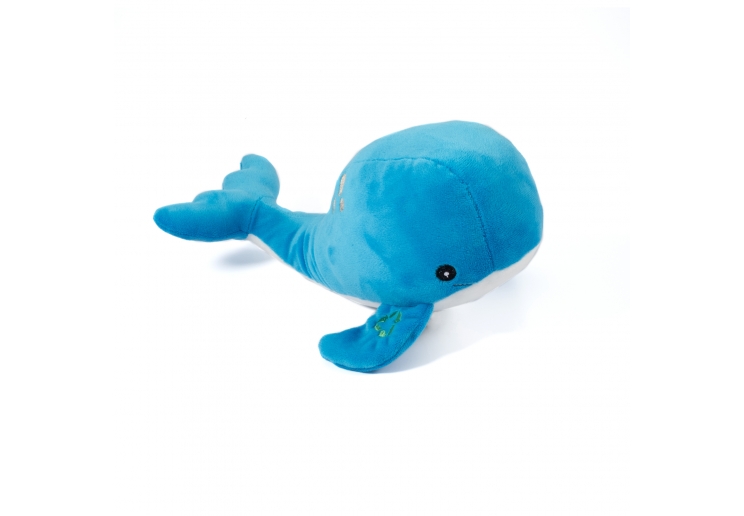 Oshi The Whale Made From Cuddler Dog Toy