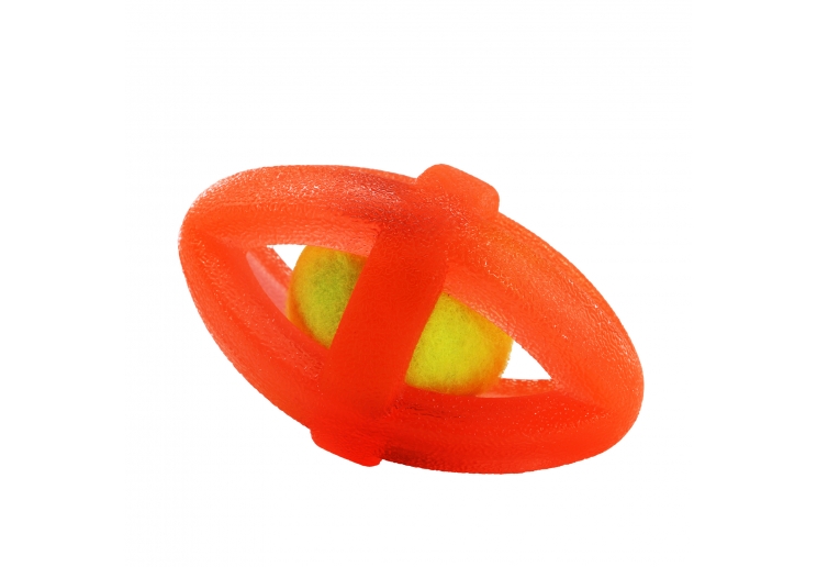 Jawables Framed Rugby Ball Dog Toy