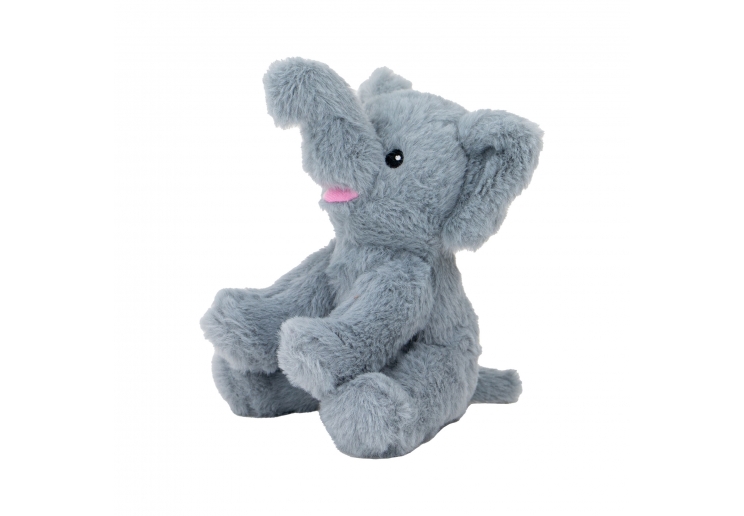 Small Bite Grey Elephant Dog Toy