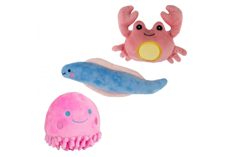 Small Bite Glow In The Dark Cuddlers Dog Toy